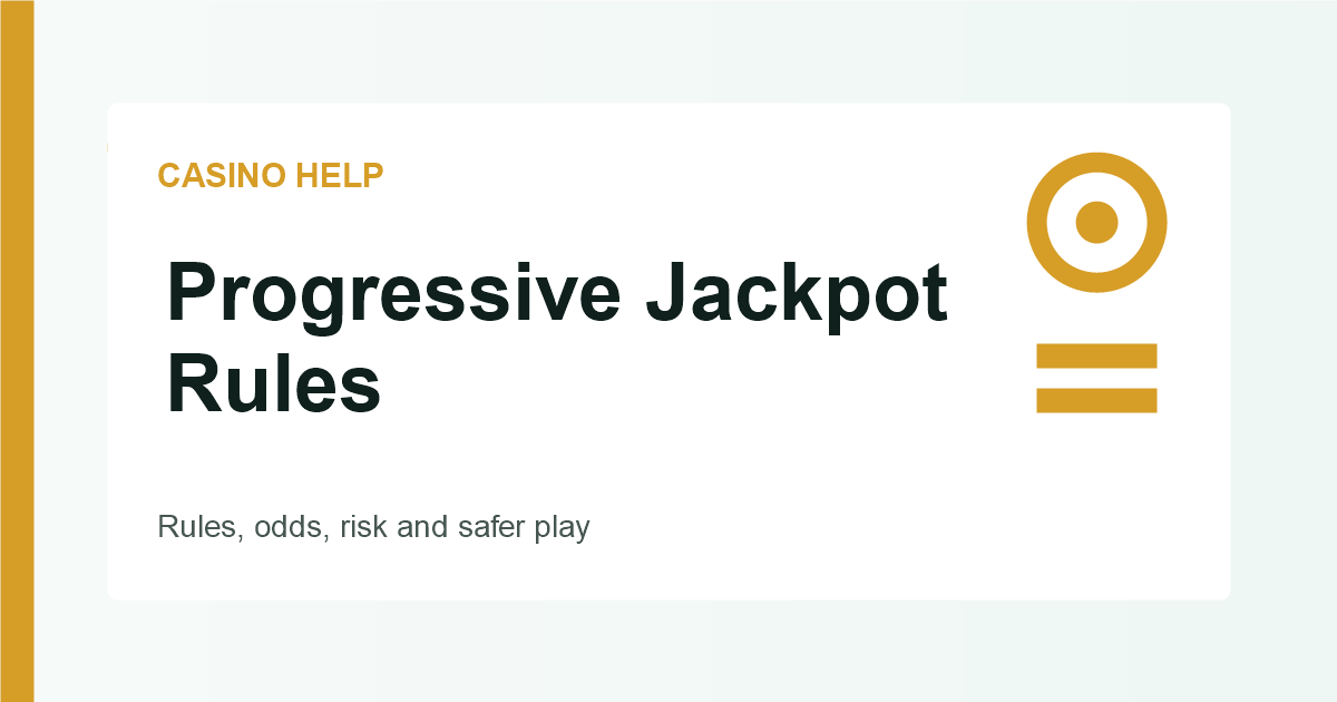 Progressive Jackpot Rules guide image